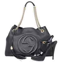 Gucci Soho Chain Shoulder Bag Medium Shoe
