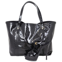 Gucci Microguccissima Patent Nice Tote Shoe
