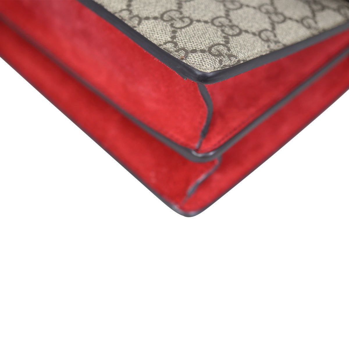 Gucci Dionysus GG Supreme Small Shoulder Bag Corner
