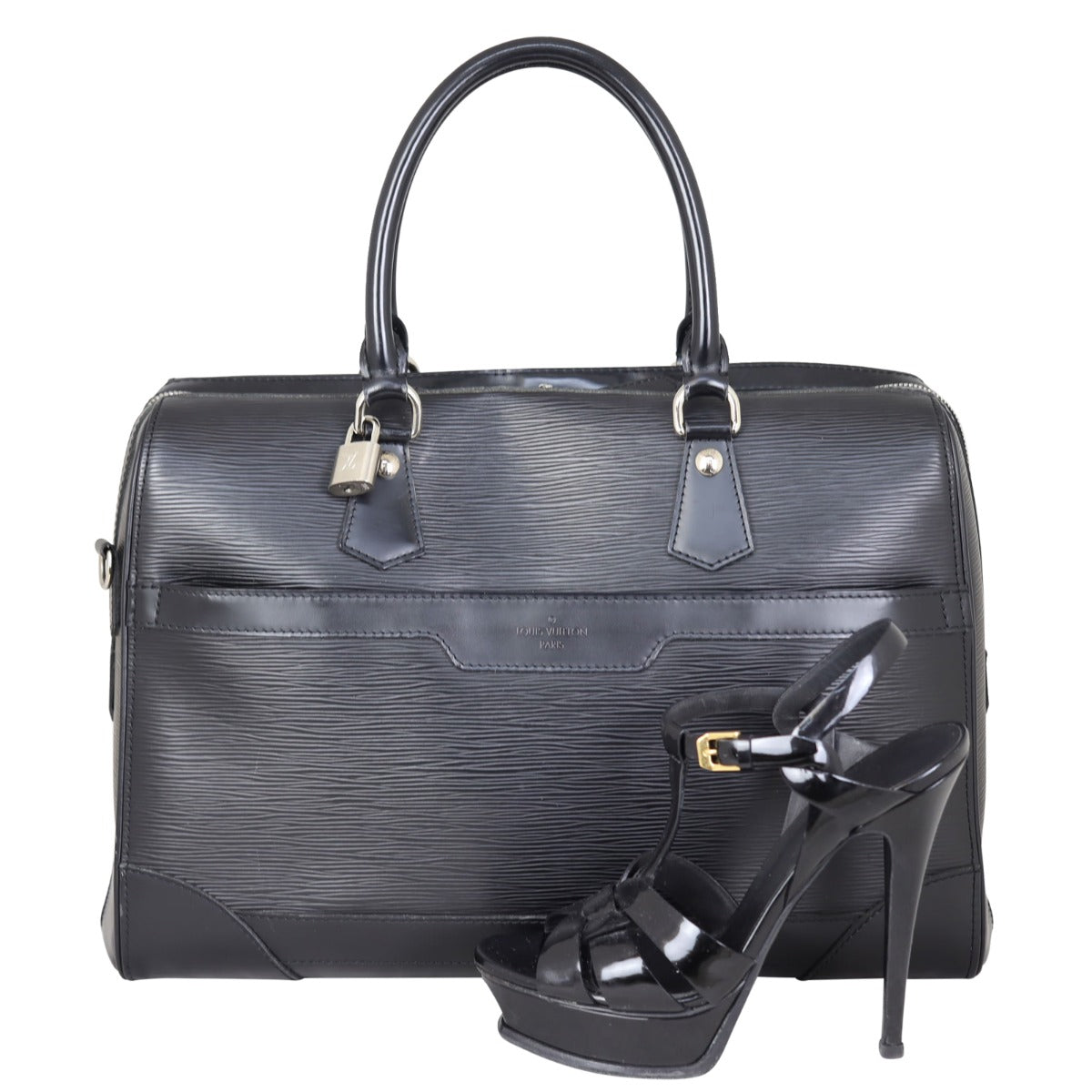 Louis Vuitton Sac de Ville Bourget Satchel Epi Shoe
