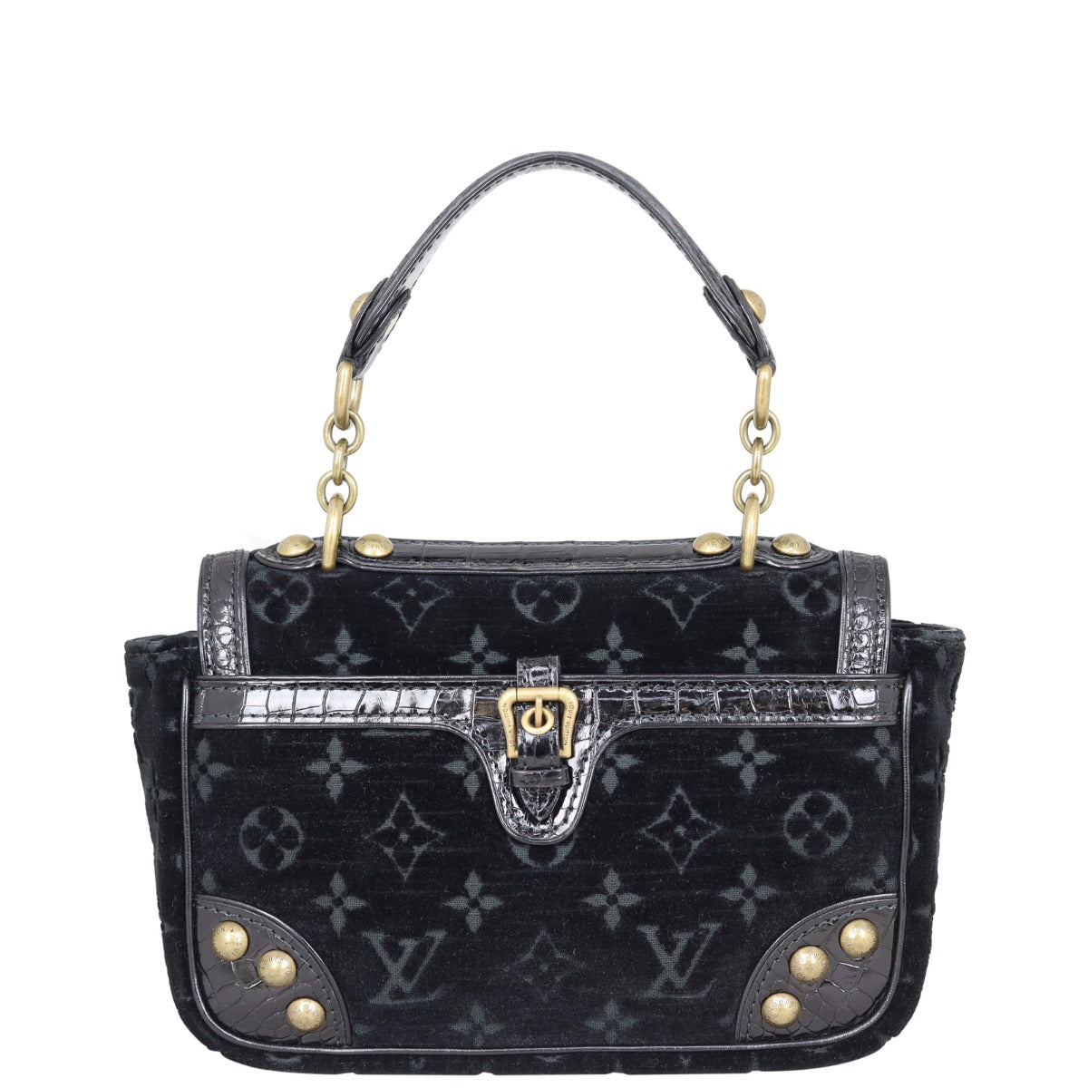 Louis Vuitton Irvine Alligator Velours Limited Edition Bag Back

