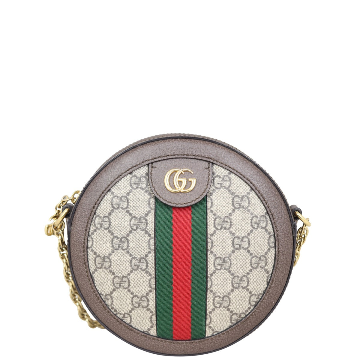Gucci Ophidia Round Mini Shoulder Bag Front
