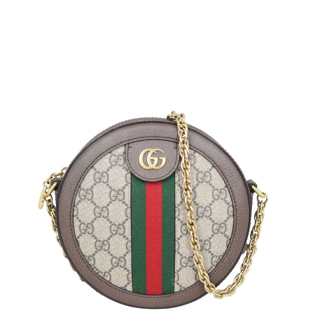 Gucci Ophidia Round Mini Shoulder Bag Front
