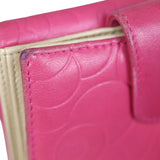 Chanel Camellia Embossed Compact Wallet Corner
