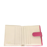 Chanel Camellia Embossed Compact Wallet Whole interior
