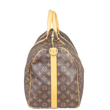 Louis Vuitton Keepall 50 Bandouliere Monogram Side
