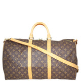 Louis Vuitton Keepall 50 Bandouliere Monogram Front
