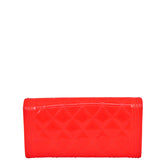 Chanel Boy Patent Long Flap Wallet Back