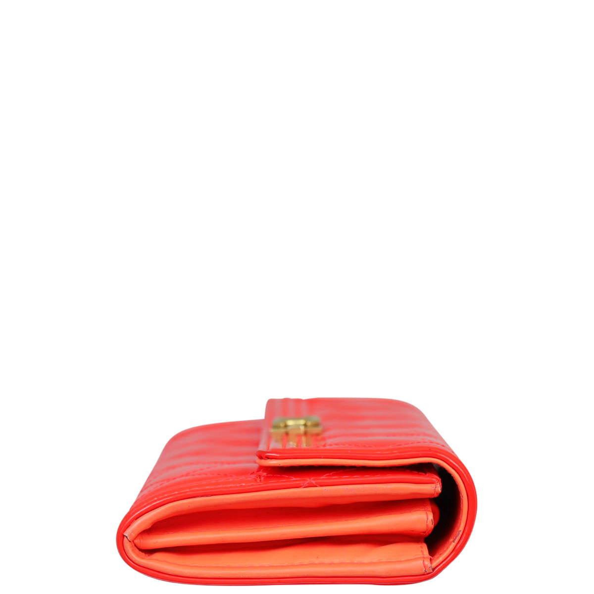 Chanel Boy Patent Long Flap Wallet Side