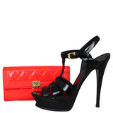 Chanel Boy Patent Long Flap Wallet shoe