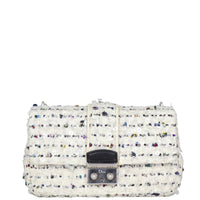 Dior Miss Dior Mini Tweed Flap Bag Front
