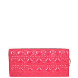 Dior Lady Dior Patent Cannage Chain Clutch Front
