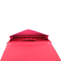 Dior Lady Dior Patent Cannage Chain Clutch Whole interior
