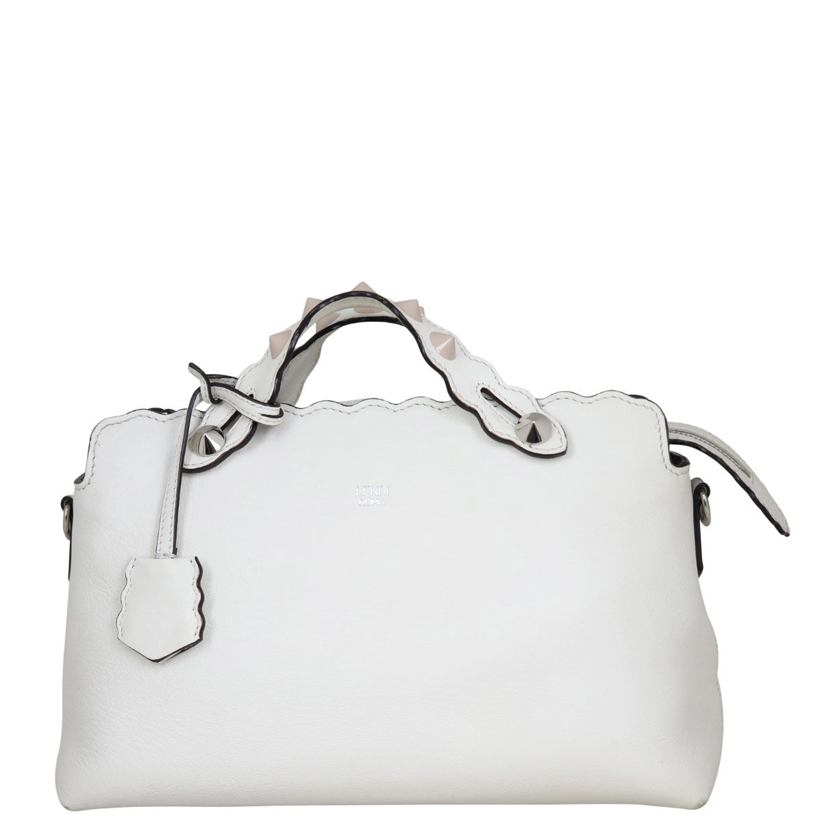 Fendi By the Way Scalloped Studded Medium Front