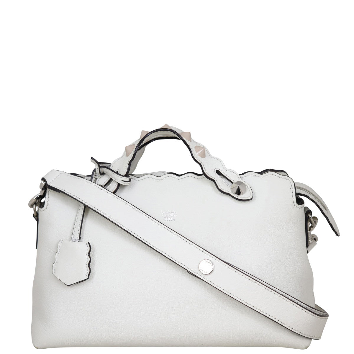 Fendi By the Way Scalloped Studded Medium Front