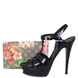 Gucci GG Supreme Blooms Chain Wallet Shoe
