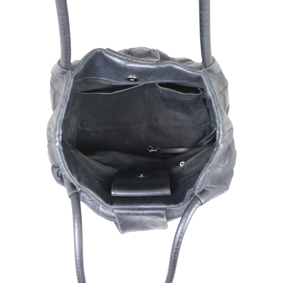 Chanel Sloane Square Tote Whole interior
