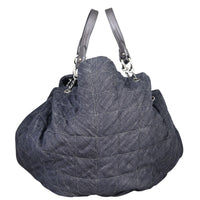 Chanel Coco Spirit XL Denim Cabas Tote Side
