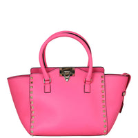 Valentino Rockstud Pagoda Tote Front

