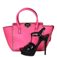 Valentino Rockstud Pagoda Tote Shoe
