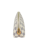 Louis Vuitton Cosmetic Pouch Damier Azur Side
