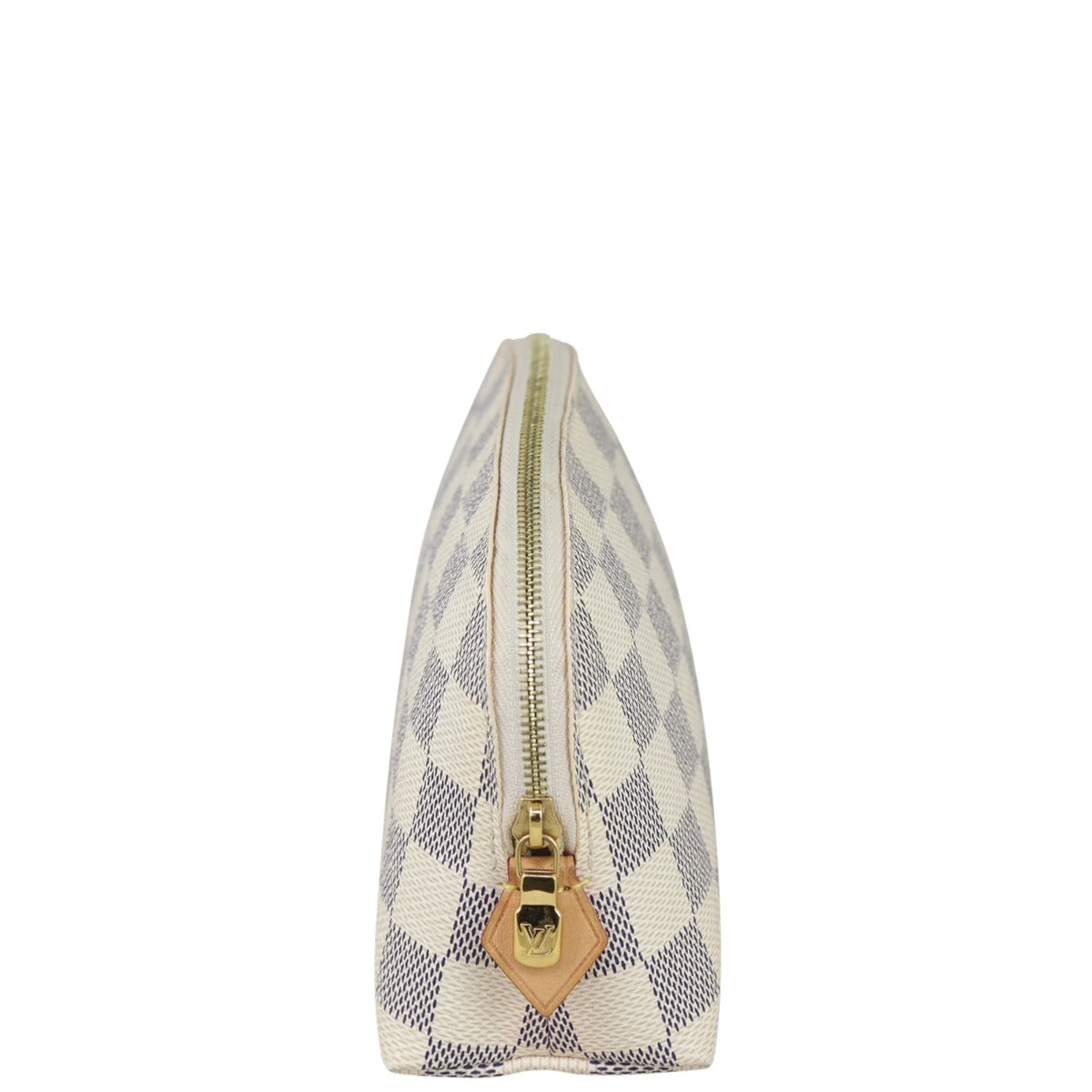 Louis Vuitton Cosmetic Pouch Damier Azur Side
