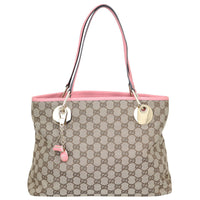 Gucci GG Canvas Charms Eclipse Tote Front