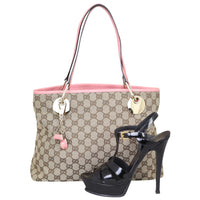 Gucci GG Canvas Charms Eclipse Tote Shoe
