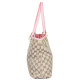 Gucci GG Canvas Charms Eclipse Tote Side
