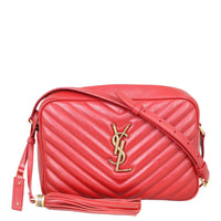 Saint Laurent Lou Camera Bag Front with Strap