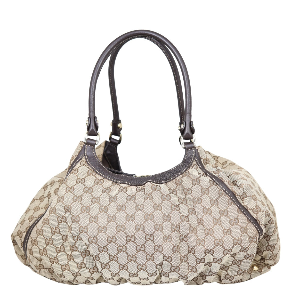 Gucci GG Canvas D-Ring Shoulder Bag Back
