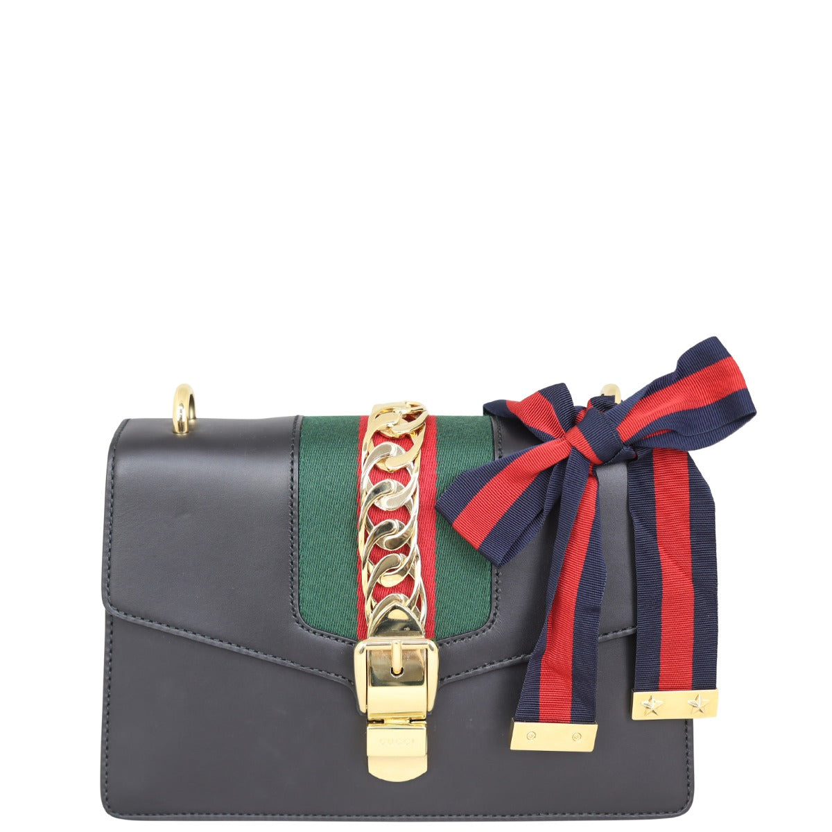 Gucci Sylvie Small Shoulder Bag Front
