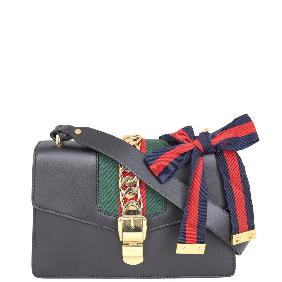 Gucci Sylvie Small Shoulder Bag Front
