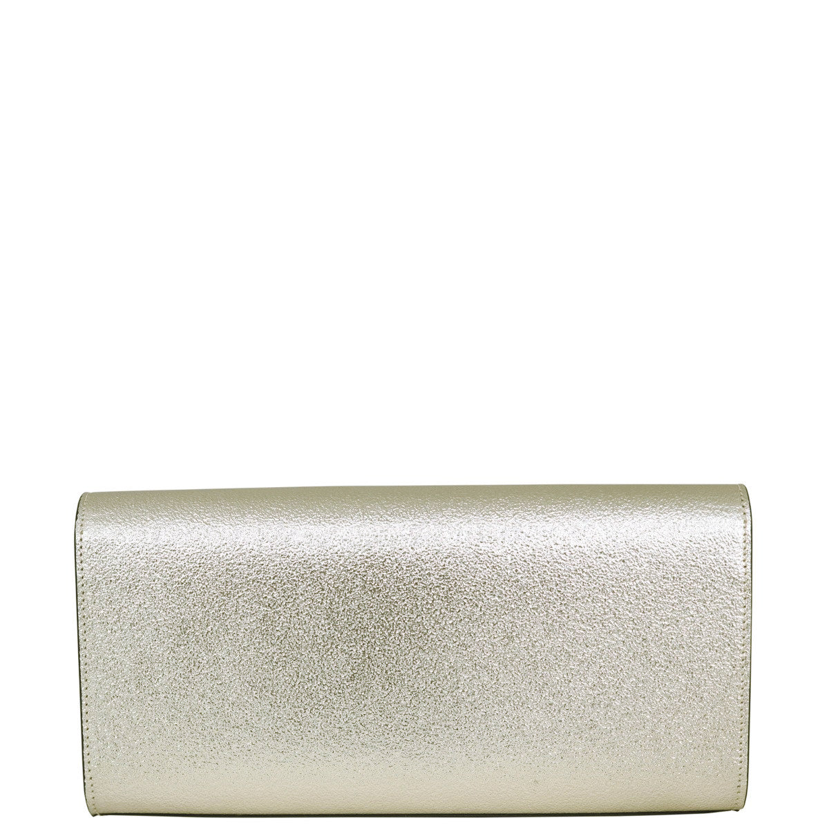 Saint Laurent Kate Metallic Clutch Back
