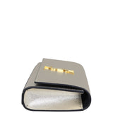 Saint Laurent Kate Metallic Clutch Side
