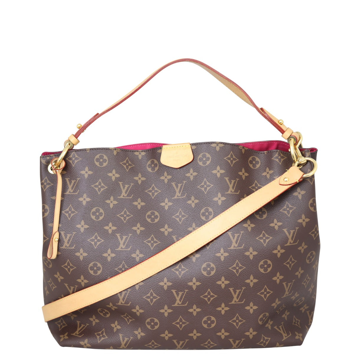 Louis Vuitton Graceful MM Monogram with Shoulder Strap Front
