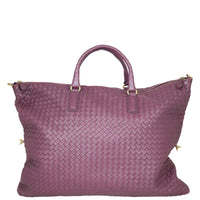 Bottega Veneta Intrecciato Nappa Convertible Tote Front

