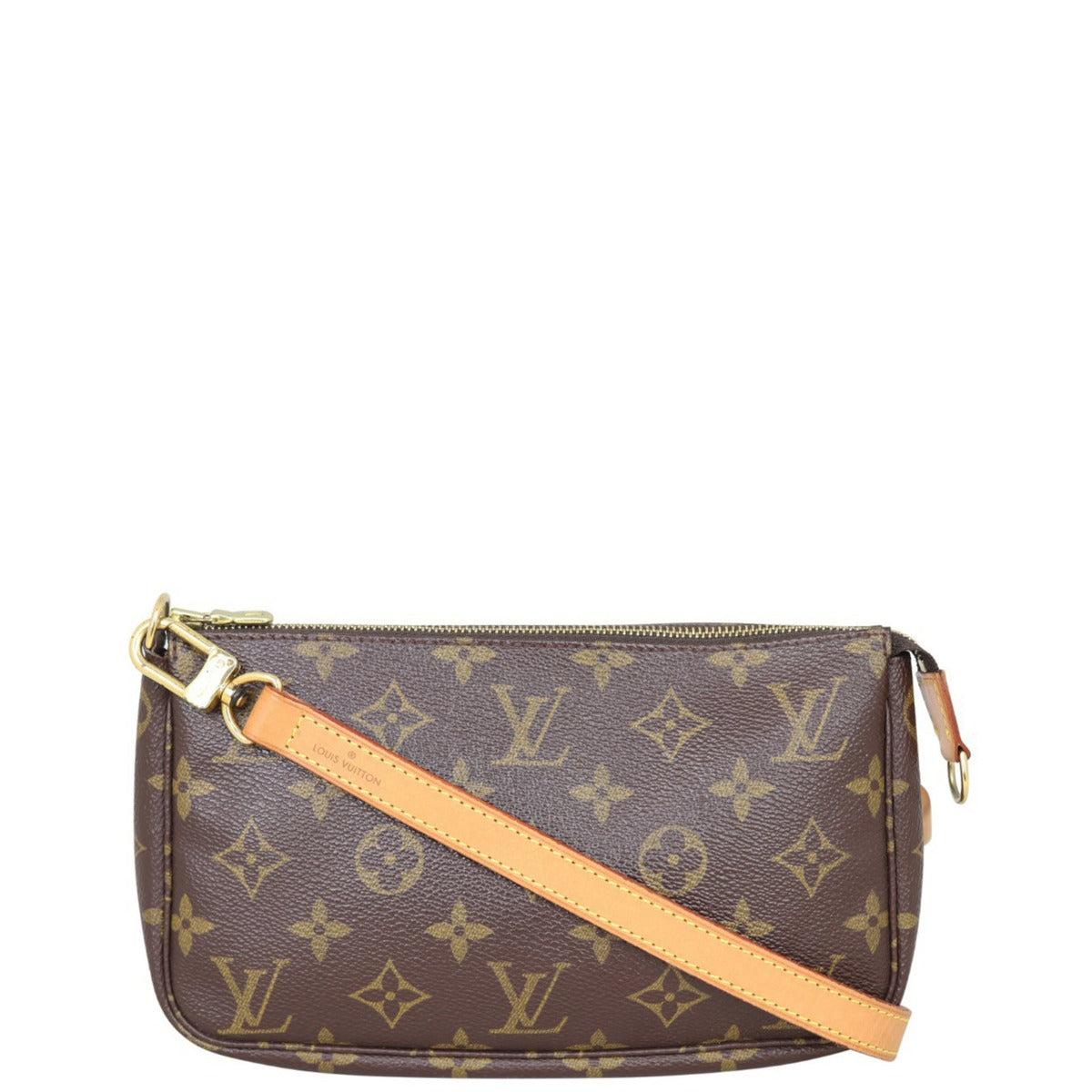 Louis Vuitton Pochette Accessories with Shoulder Strap Front
