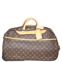 Louis Vuitton Eole 50 Rolling Luggage Bag Monogram Front
