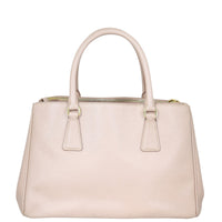 Prada Saffiano Lux Galleria Double Zip Tote Medium Back
