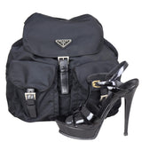 Prada Tessuto Drawstring  Backpack Shoe
