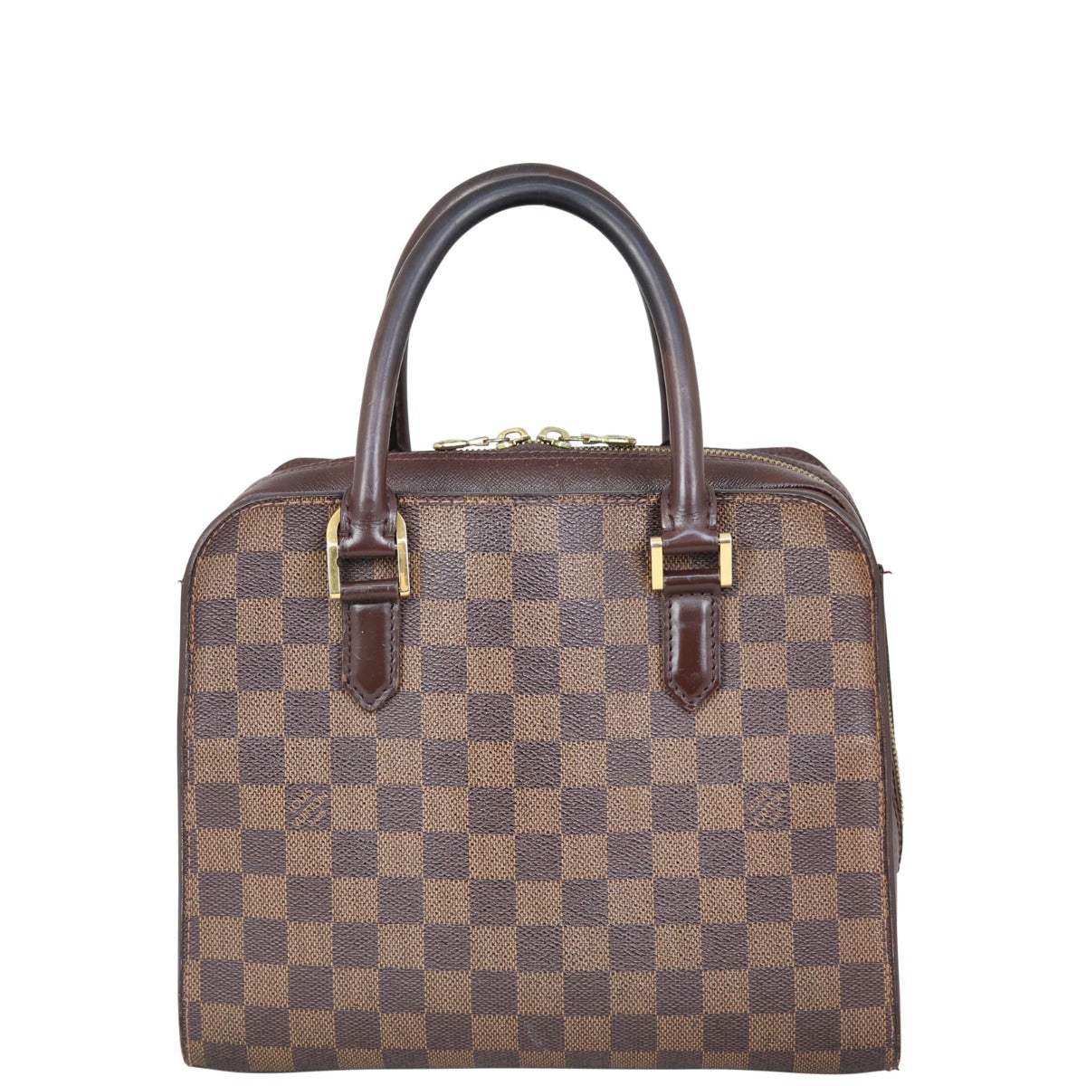 Louis Vuitton Triana Damier Ebene with Shoulder Strap Front
