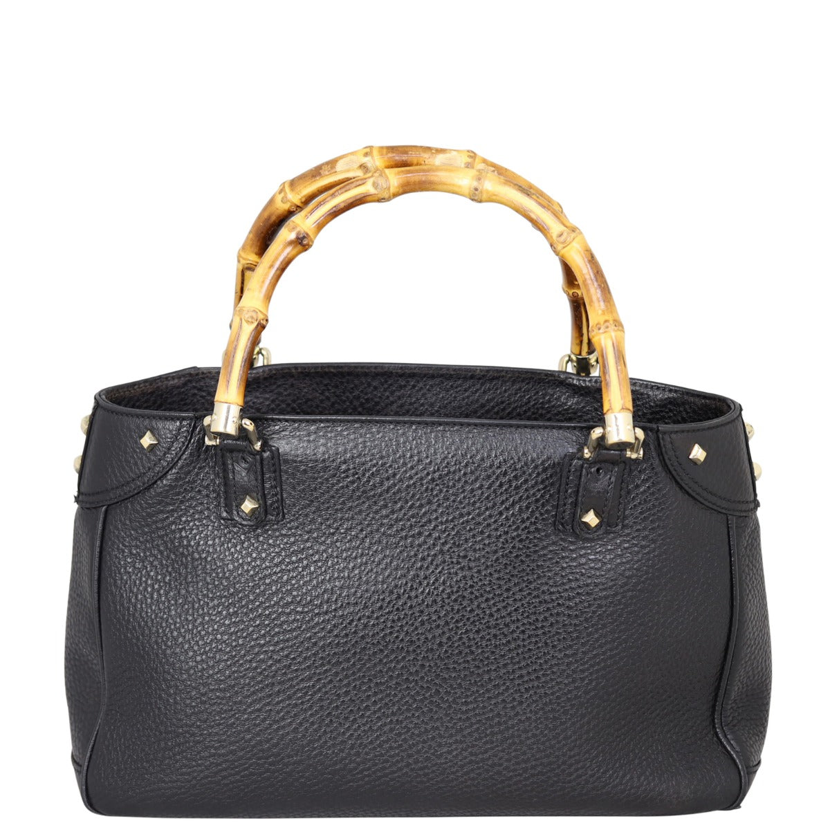 Gucci Bamboo Handle Studded Tote Back

