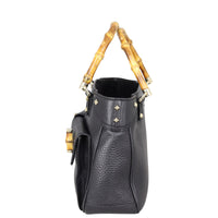 Gucci Bamboo Handle Studded Tote Side
