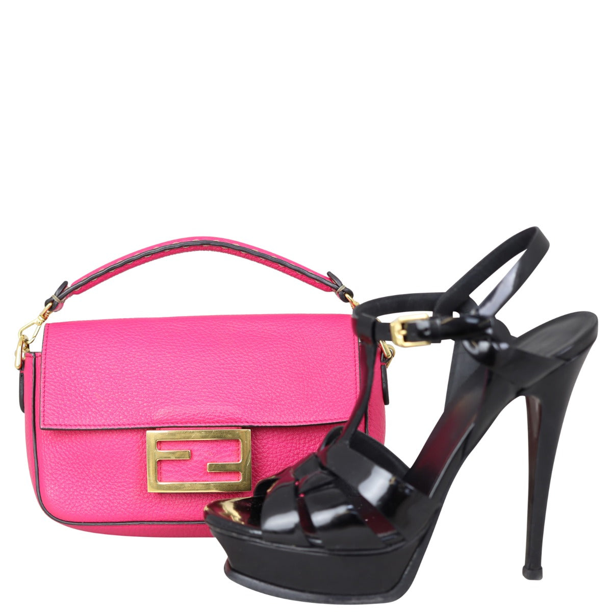 Fendi Baguette Mini Bag Shoe
