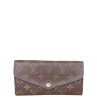 Louis Vuitton Sarah Wallet Monogram Front
