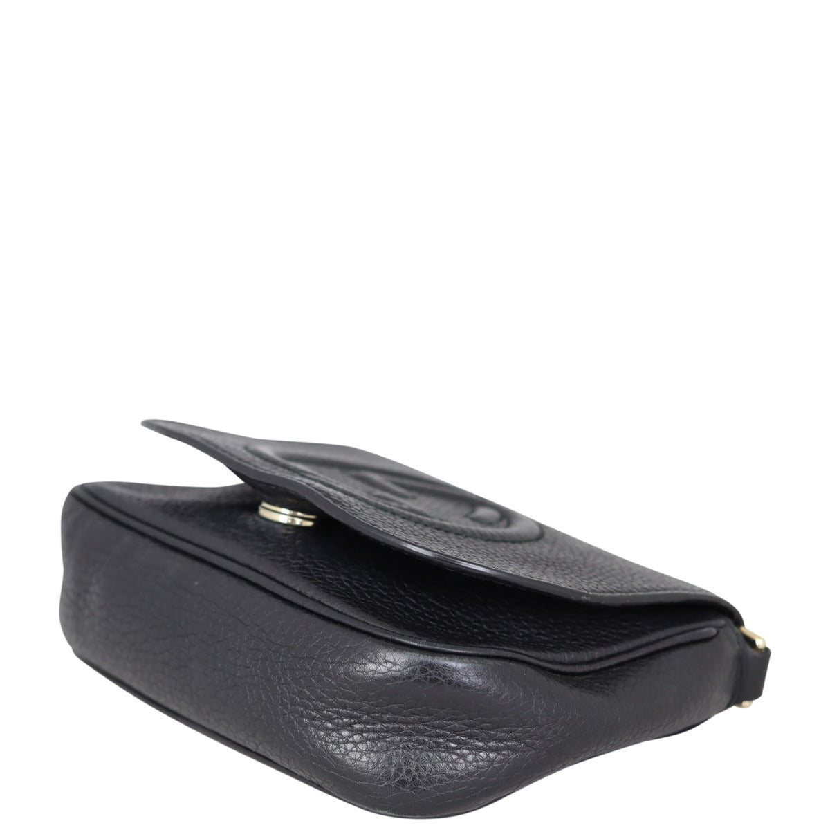 Gucci Soho Chain Crossbody (black) Corner
