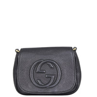 Gucci Soho Chain Crossbody (black) Front
