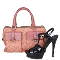 Gucci Guccissima Twin Pocket Boston Bag Shoe
