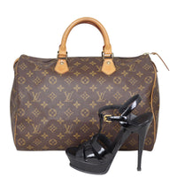 Louis Vuitton Speedy 35 Monogram Shoe
